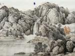 陈庆明日志-巨幅山水国画《富美家国》绘制过程，陈庆明【图5】