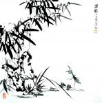 李牧日志-李牧国画《竹报平安》，《万事如意》，【图3】