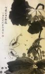 石广生日志-国画《何处江湖不相逢》石广生。喜欢画虾的人，估计都比较懒。因【图1】