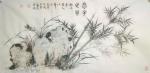 高志刚日志-我的国画创作《君子之風》
规格：四尺整纸138x69cm。【图1】