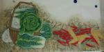 韩梅日志-工笔画《百财聚来图》，尺寸四尺整张，
白菜百财，寓意吉祥。【图1】