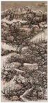 王林昌日志-《闭门歇年看瑞雪》是我2011年的作品，尺寸为45X97cm【图1】