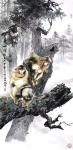 石川日志-国画动物 猴 《秦岭深处》，
  世间万物莫问出处，缘来缘【图2】