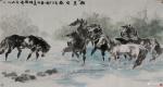 石川日志-国画动物 骏马系列 《清水河》《天上月亮》《马到成功》《群马【图5】