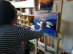 刘永铎日志-油画《海上日出系列》
自己还是之前的自己，只是世界不是之前【图1】