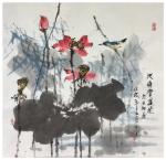 张健日志-国画花鸟画《池塘赏莲花》
人跟动物一样，看清楚的时候就应该【图1】