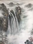 冯建德日志-庐山瀑布写生创作。路在自己脚下，只有自己强大才是唯一的出路。【图2】