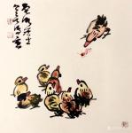 龚光万日志-国画花鸟画，回望曾经的作品，小《鸡》系列，7幅，供大家欣赏【图2】