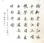 郭大凯日志-书法作品欣赏：《杨柳青青江水平，闻郎江上踏歌声。东边日出西边【图2】