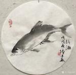 冯增木日志-近作小品，探索部分新鱼种的画法和单条鱼小品的题款与用印方法，【图2】