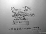杨增超日志-奇石瓷画艺术作品《秋山叶红》，附近日创意设计图纸，《雪莲花》【图4】