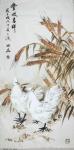 王君永日志-国画花鸟画近作《荷塘清夏》，《绿叶成荫子满枝》，《富贵长寿》【图1】