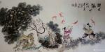 侯同印日志-国画人物画近作《乐在福中》尺寸68x138cm,，《八仙过海【图1】