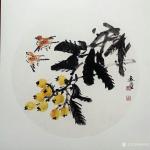高勇利日志-国画花鳥小品一组《鳶尾》《紫藤》《卷丹》《凌霄》《枇杷》《芙【图4】