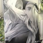 周海波日志-水粉画《舞动的纱布》终于完成！尺寸160x160cm，请欣赏【图3】