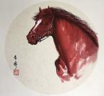 袁峰日志-国画动物画马《王者风范》，请欣赏。
  分享人这一辈子，最【图2】