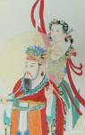 韩梅日志-工笔人物画《玉皇大帝》，四尺整张68*138cm，【图1】