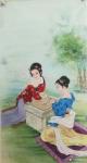 徐景莲日志-新创《琴》《棋》《书》《画》题材的全套美女图。最后的《画》正【图2】