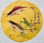 冯增木日志-加白粉画鱼，虽有粉子气，但试验一下未尝不可！《金玉满堂》《嬉【图5】