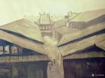 梁京日志-自然野逸水粉画《罗城古镇系列之四……》2018……【图2】