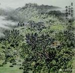 杨振华日志-新作《青山聚秀》三幅，绘制过程分享，国画山水画，尺寸60*6【图1】