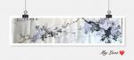 汪琼日志-《一塘和气》，《春意浓》，《紫气东来》我的国画花鸟作品，尺寸【图3】