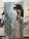王贵烨日志-国画雄鹰系列作品《中华英姿》，《远瞻》。感悟分享:人生的生命【图4】