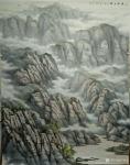 卢俊良日志-近期作品，国画山水画《古事印象》尺寸50x70cm，《春醉山【图2】