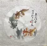 冯增木日志-近期创作的国画小品《同乐》，《金玉满堂》，《乐无涯》，尺寸斗【图3】
