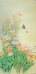 韩梅日志-新作工笔花鸟画《繁花似锦》，尺寸四尺整张68x138cm，附【图1】