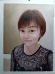 黎群日志-最近画的油画肖像画，《快乐少年》，《朝鲜族少女》，照片油画像【图3】