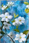 周海波日志-油画作品《好一朵美丽的茉莉花》，尺寸60x80cm，两幅，姊【图1】