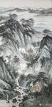 胡宝成日志-国画山水画《云山清音》，尺寸六尺山水180*97cm。国画山【图2】