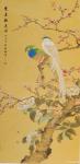 韩梅日志-国画彩墨山水画《千里江山》己完成；四尺整张工笔花鸟画《双寿报【图2】
