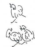 龚光万日志-《小鸡小鸡》，二十余年前，政治学习之余涂鸦作品，今翻读实感兴【图4】