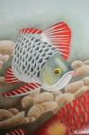 韩梅日志-国画工笔画鱼系列作品《金龙鱼》，尺寸小六尺68x180cm，【图4】