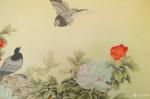 韩梅日志-国画花鸟工笔画《和平盛世》，尺寸六尺整张98x180cm。工【图5】