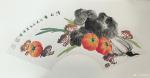 周居安日志-国画静物写生系列作品《荷花金鱼》《白菜西红柿》《莲蓬樱桃》《【图2】