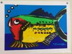 阎敏藏宝-观澜版画基地张桂林老师版画新作欣赏
   北冥有鱼，其名为【图1】