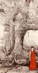 马培童日志-行万里路之六，胡扬～三千年的守候。去年到了内蒙胡扬林景区写生【图3】