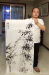 宁建华日志-近期出售的国画花鸟画《大吉大利》，尺寸四尺整张竖幅68×13【图4】