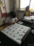 李高藏宝-工作室少儿课堂今天体验团扇国画创作，小朋友们最近写的画的进步【图5】