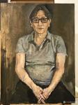 王晓鹏日志-油画人物肖像写生作品《丁丁先生》，来自北京朋友的丁丁。
分【图4】