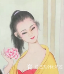 徐景莲日志-新作品国画工笔人物画《闺蜜》，是按照收藏家买主的要求画的。
【图3】
