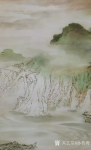 孙传海日志-新创作的烙画山水画《川江行舟图》，尺寸八尺244cmx122【图2】