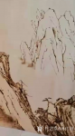 孙传海日志-烙画作品《黄山晓雲圖》创作进行中；作品尺寸2.88m×1.9【图3】