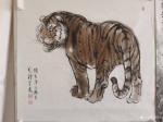 刘明礼日志-国画动物画《老虎》；庚子年秋月刘明礼习虎。【图2】