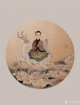 刘晓宁日志-香香漫画，给莲姐定制一张，她要拿着佛尘，坐在鹿上。您提要求我【图1】