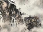 罗树辉日志-国画山水画新作：《只缘身在此山中》，作品尺寸四尺竖幅68X1【图4】