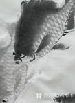 冯增木日志-国画鱼小品画一一鱼鳞的几种表现形式；
作品名称《乐在江湖》【图4】